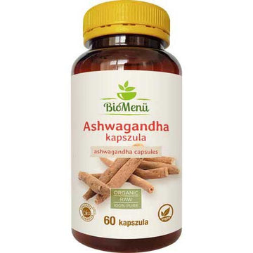 BioMenü organická ashwaganda kapsule 60 kapsúl - 82852
