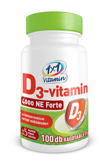 1x1 vitamín d3 vitamín 4000IU žuvacie tabletky 100