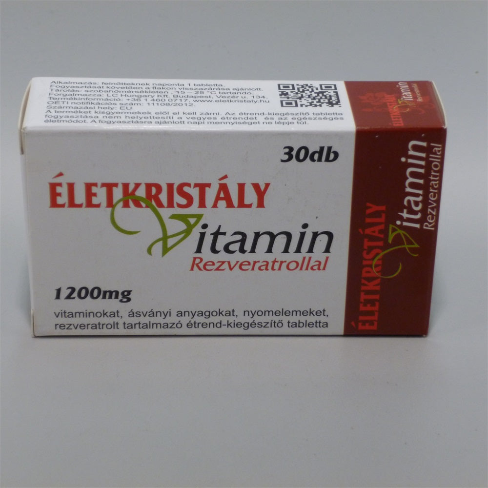 30 kcal živé kryštály s multivitamínom resveratrolom+q10