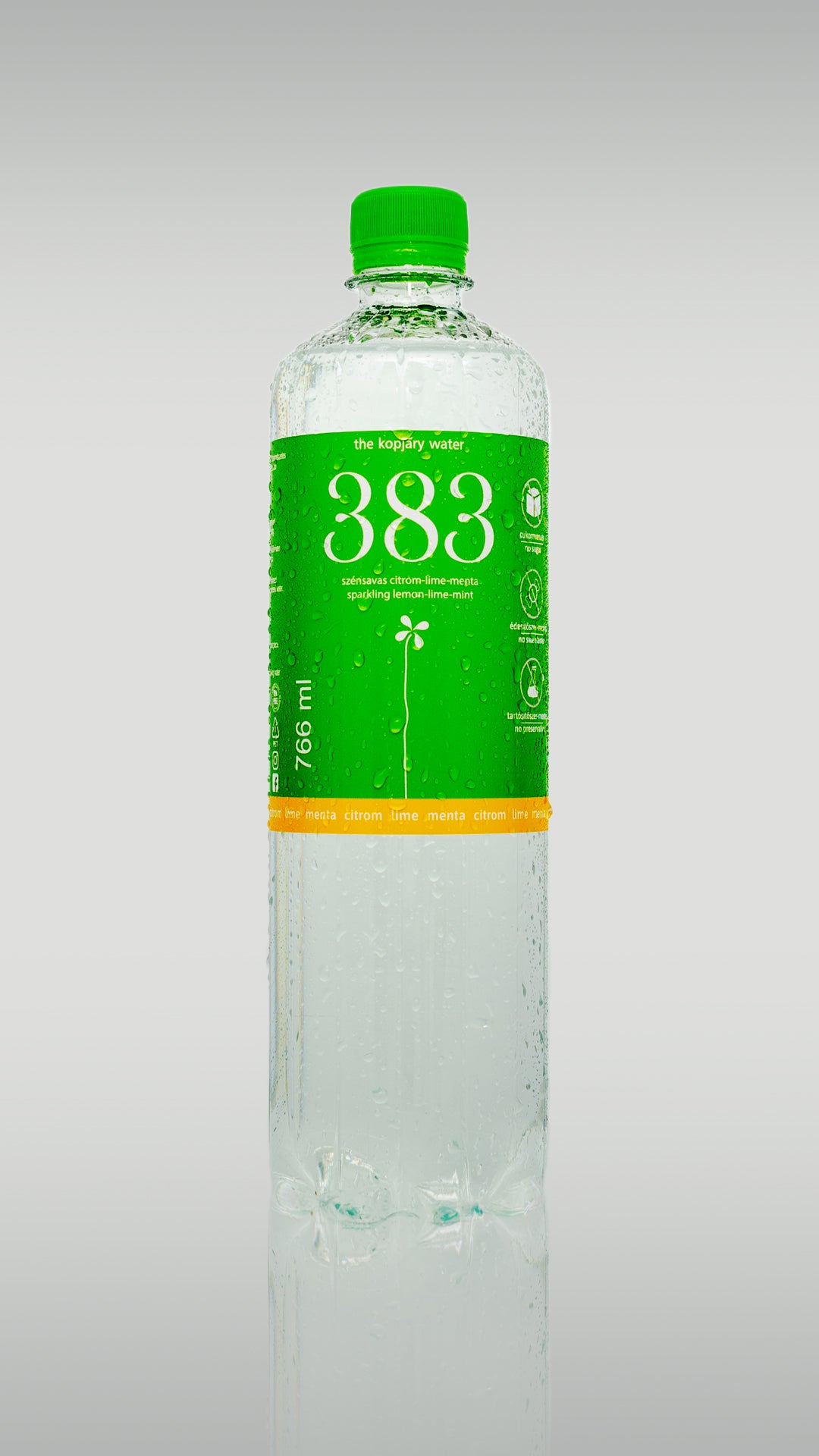 383 the kopjary water ochutená minerálna voda citrom lime mint 766 ml