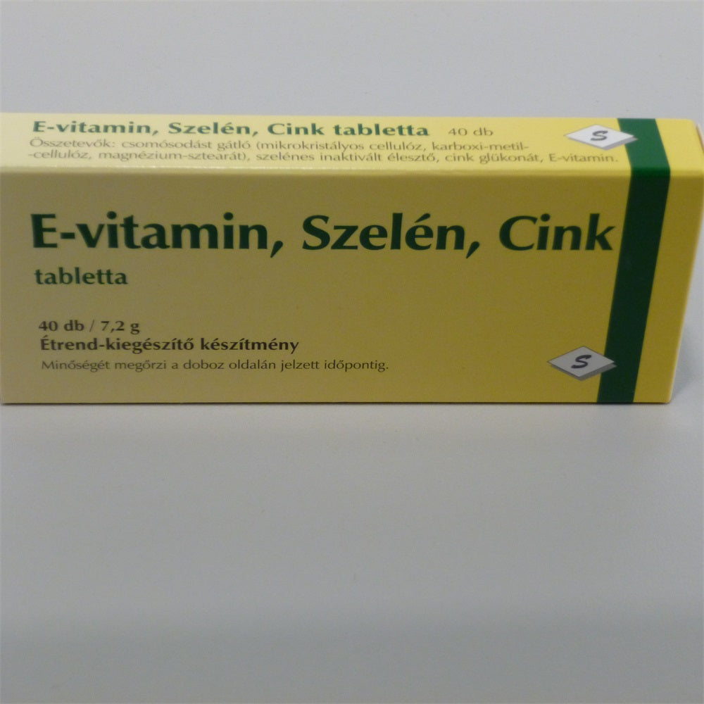 40 tabliet e-vitamínu selénu-zinku