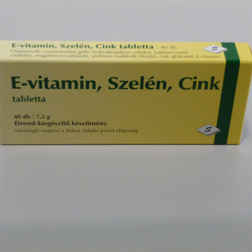 40 tabliet e-vitamínu selénu-zinku
