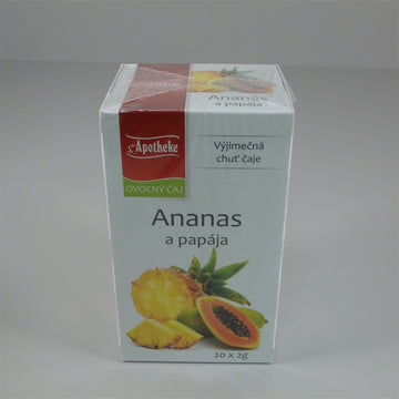 Apotheke ovocný čaj s príchuťou ananásu a papáje 40 g - 38234