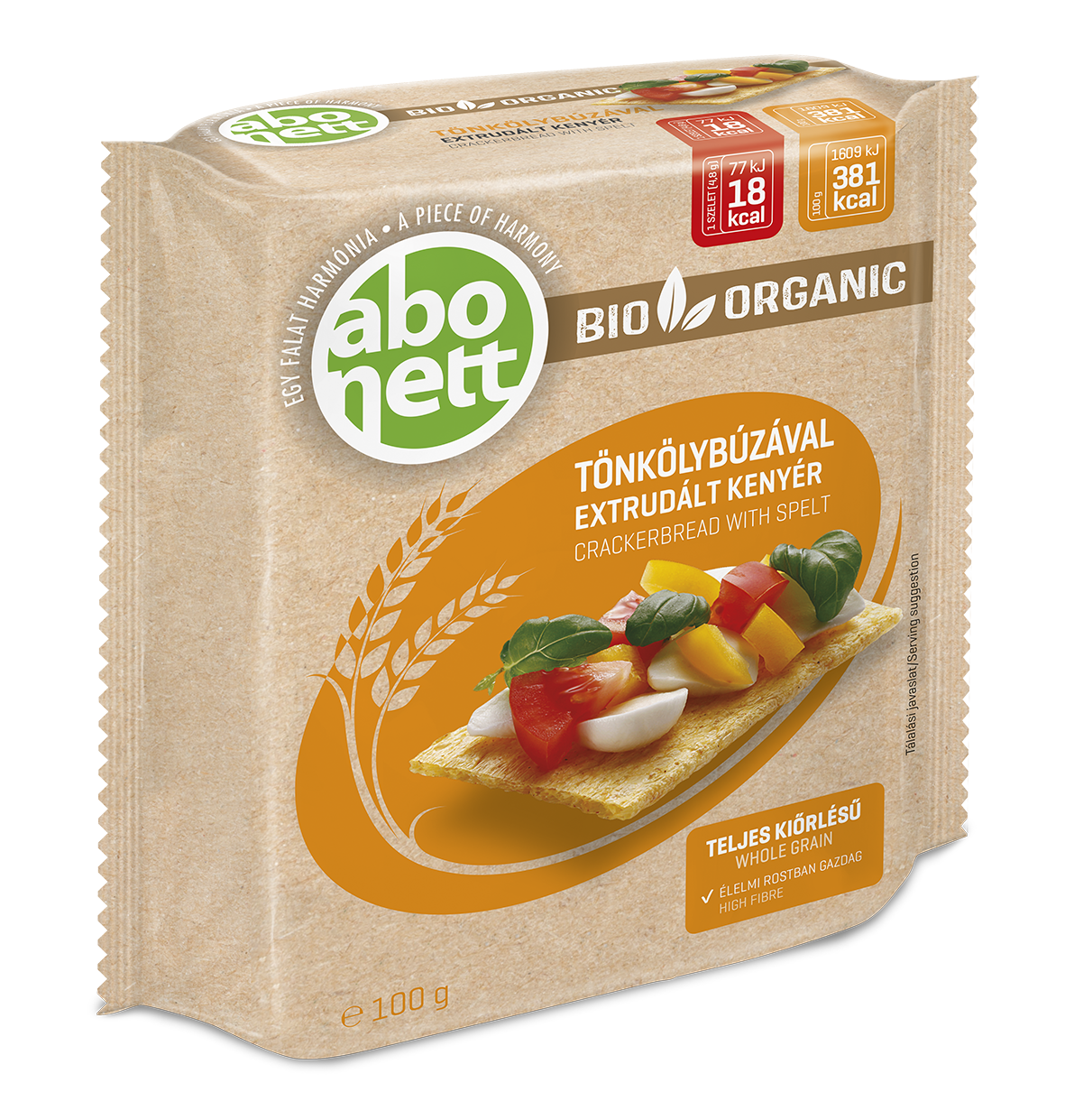 Abonett extrudovaný chlieb so špaldou 100 g - 59056