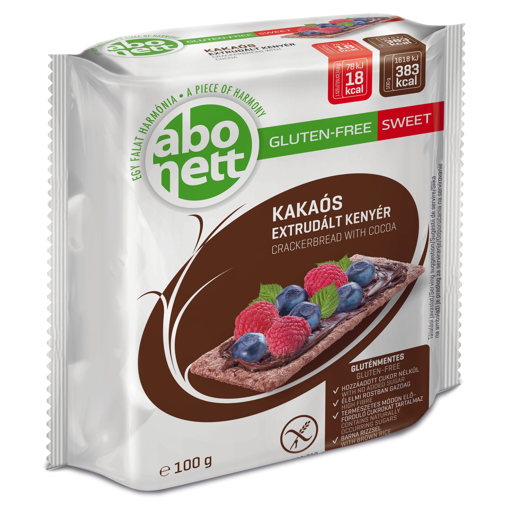 Abonett kakaový extrudovaný chlieb 100 g - 96668