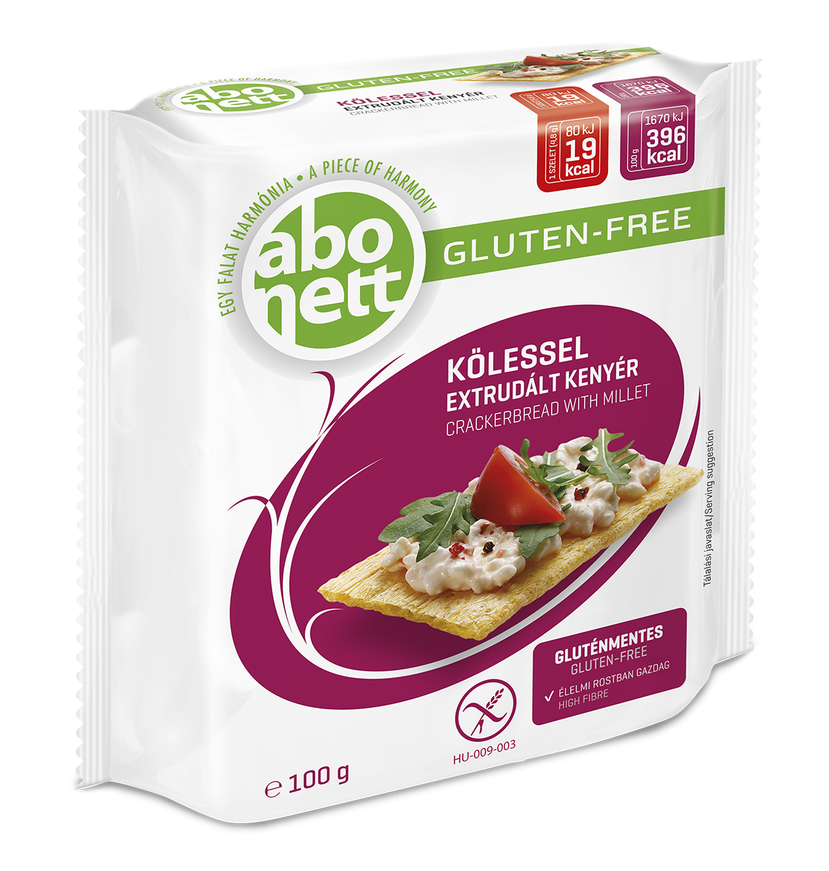Abonett extrudovaný chlieb s prosem 100 g - 43637