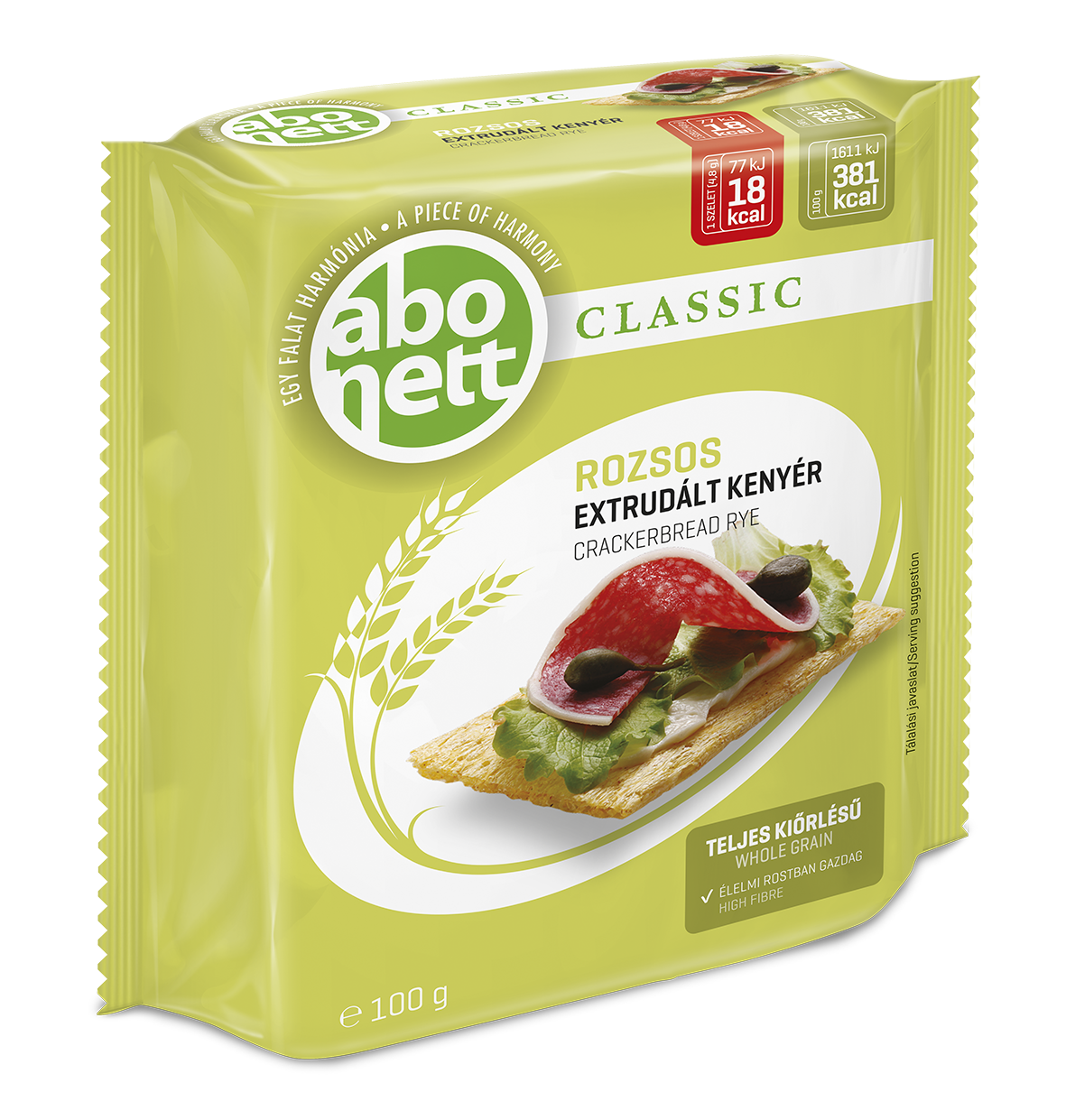 Abonett Ražný chlieb extrudovaný 100 g - 13126