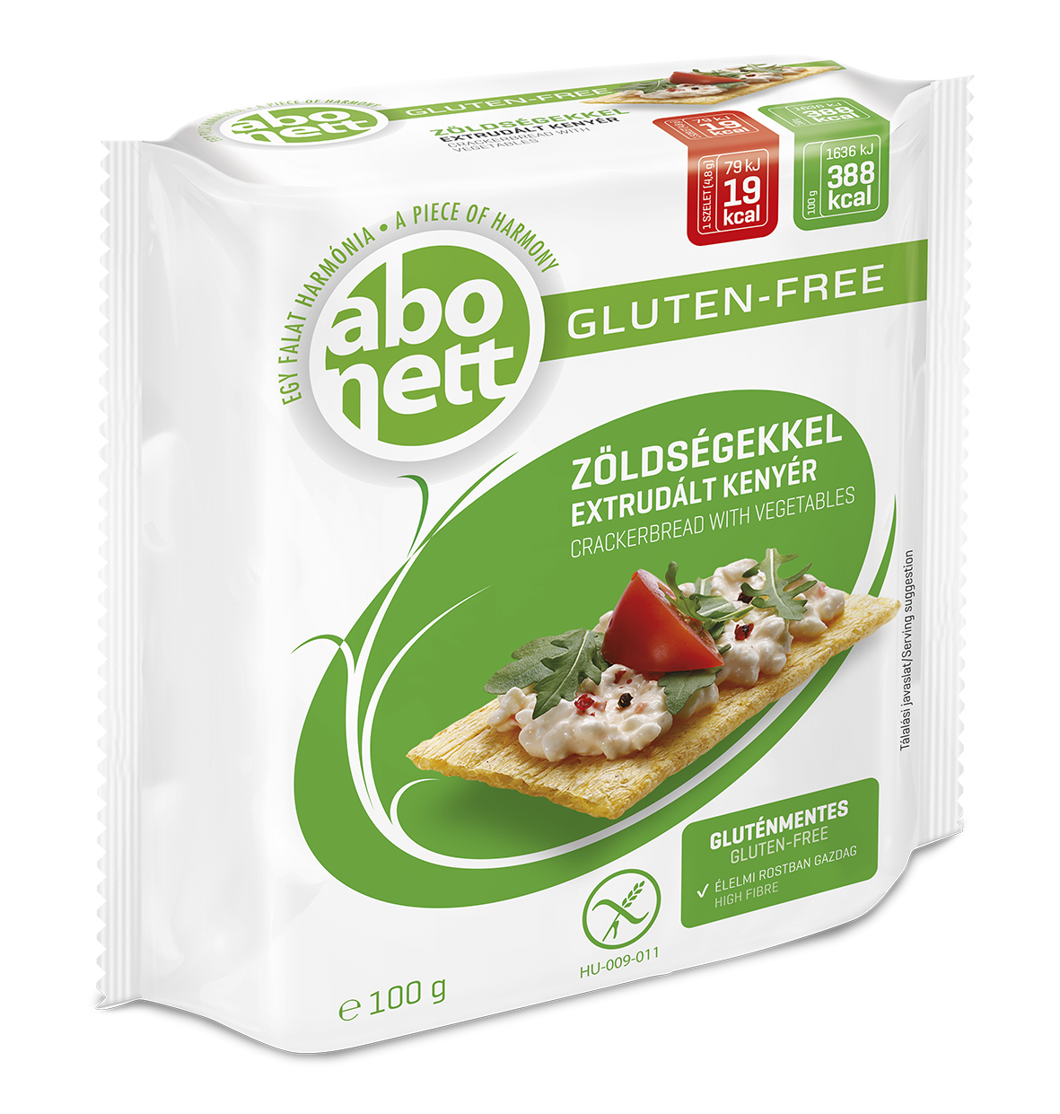 Abonett extrudovaný chlieb so zeleninou 100 g - 59053