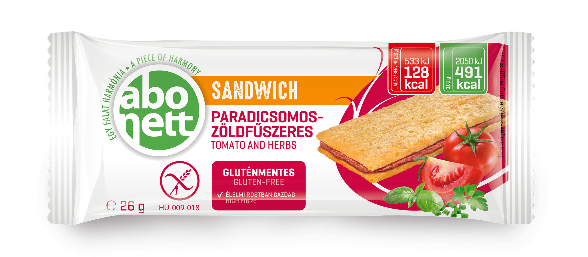 Abonett Paradajkovo-bylinkový sendvič 26 g - 96671