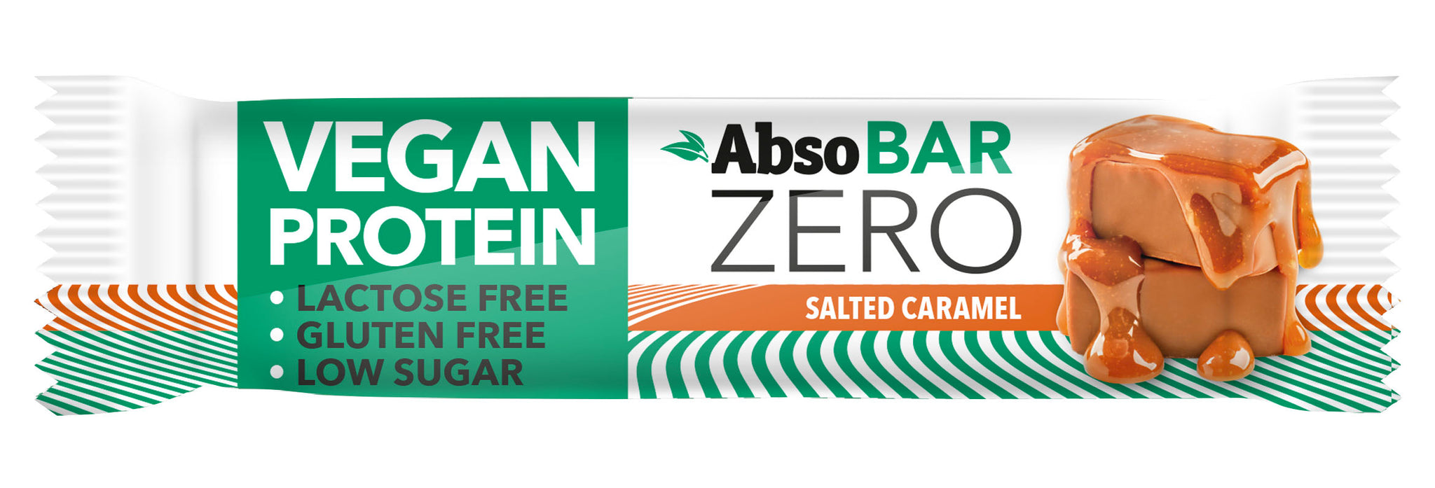AbsoBar Zero Vegánsky Proteínový Tyčinka Slaný Karamela 40 g - 83320