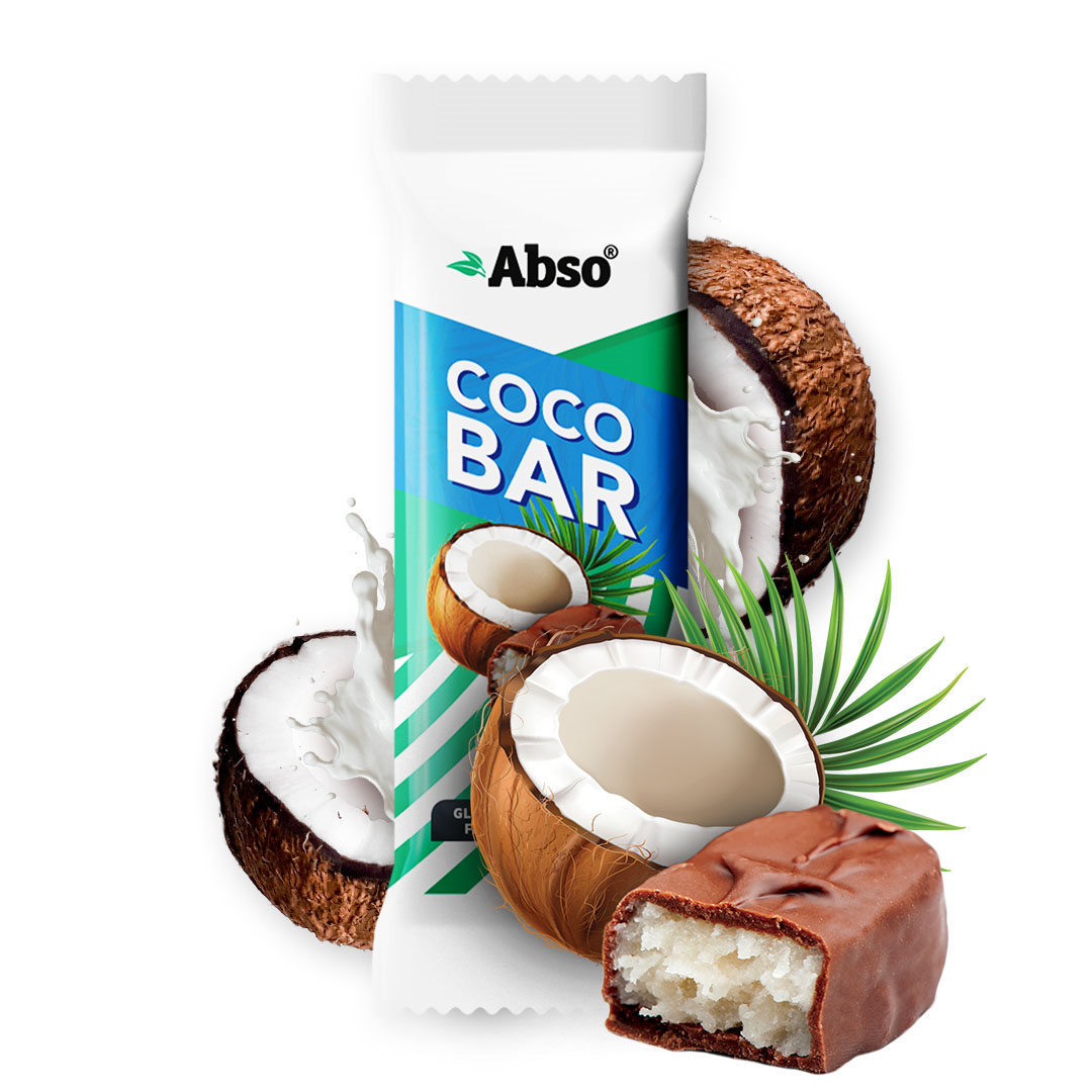 Abso kokosová vegánska keto tyčinka 35 g - 89487