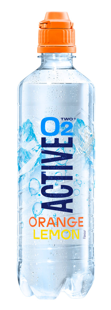 Active 02 Osviežujúca voda s príchuťou pomaranča a citróna 500 ml - 96666