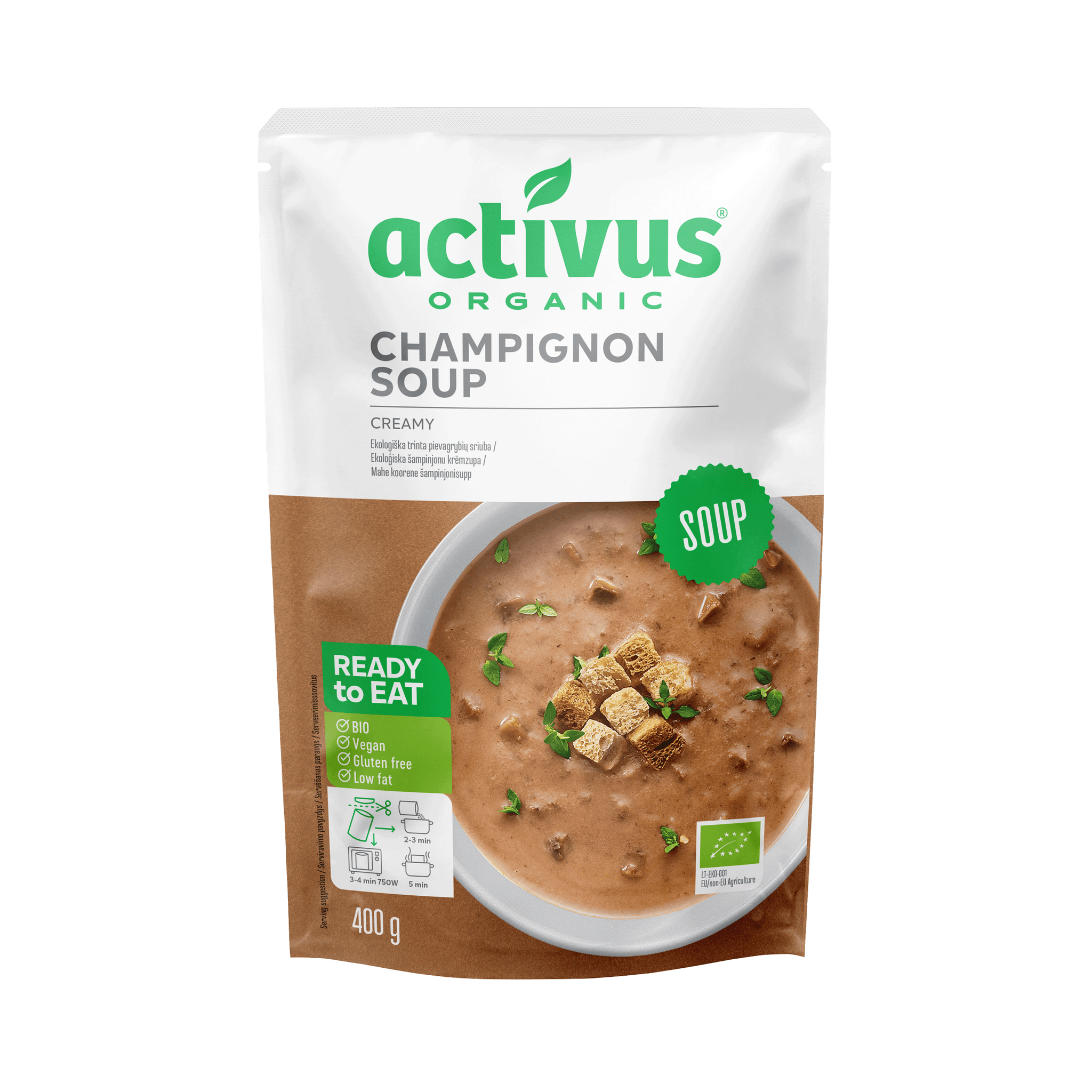 Activus bio vegánsky muštový krém 400 g