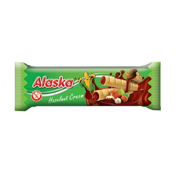 Alaska Kukuričné Trubičky s Lieskovo-orieškovým Krémom 18 g - 40587