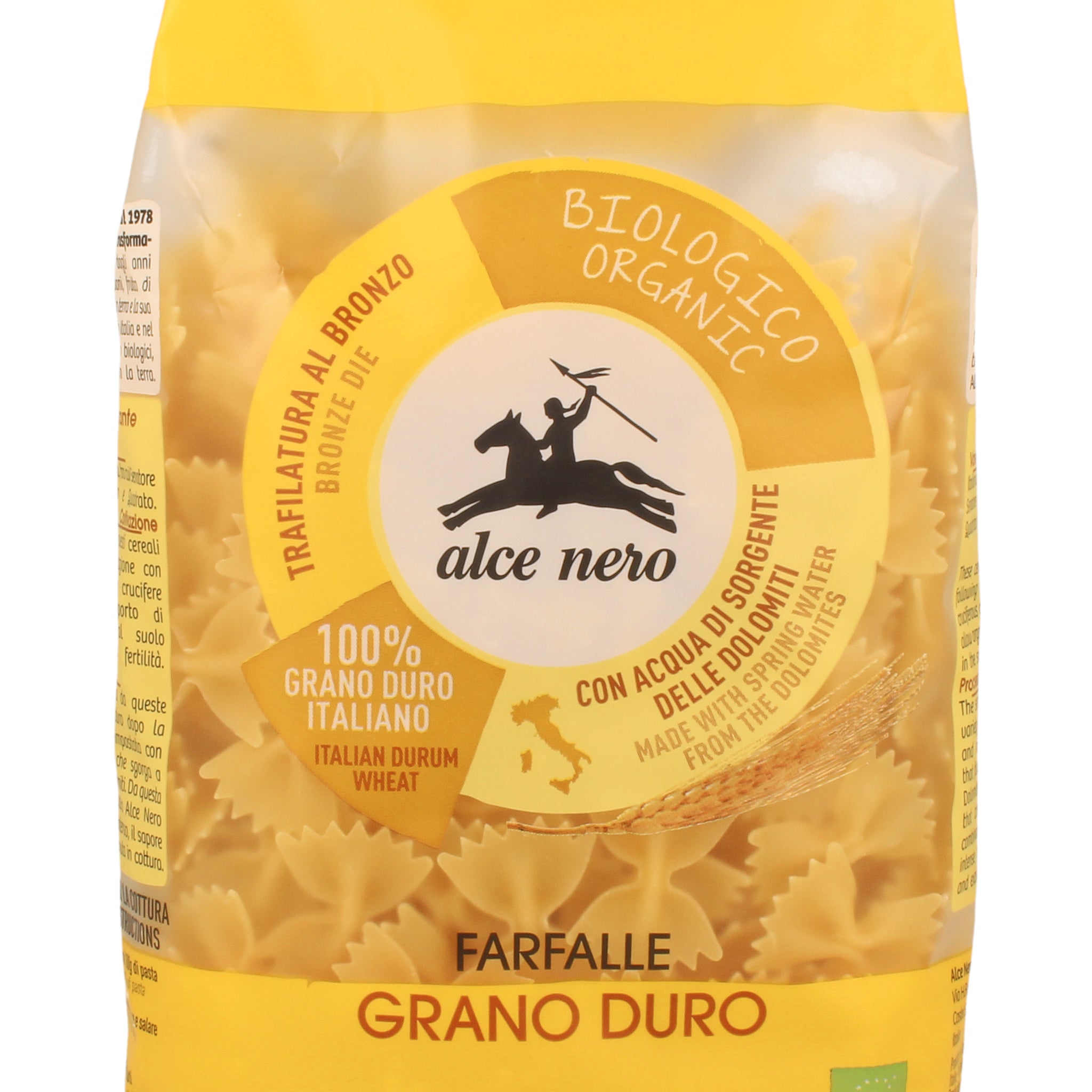 Alce Nero Bio Cestoviny Farfalle z tvrdej pšenice 500 g - 86769