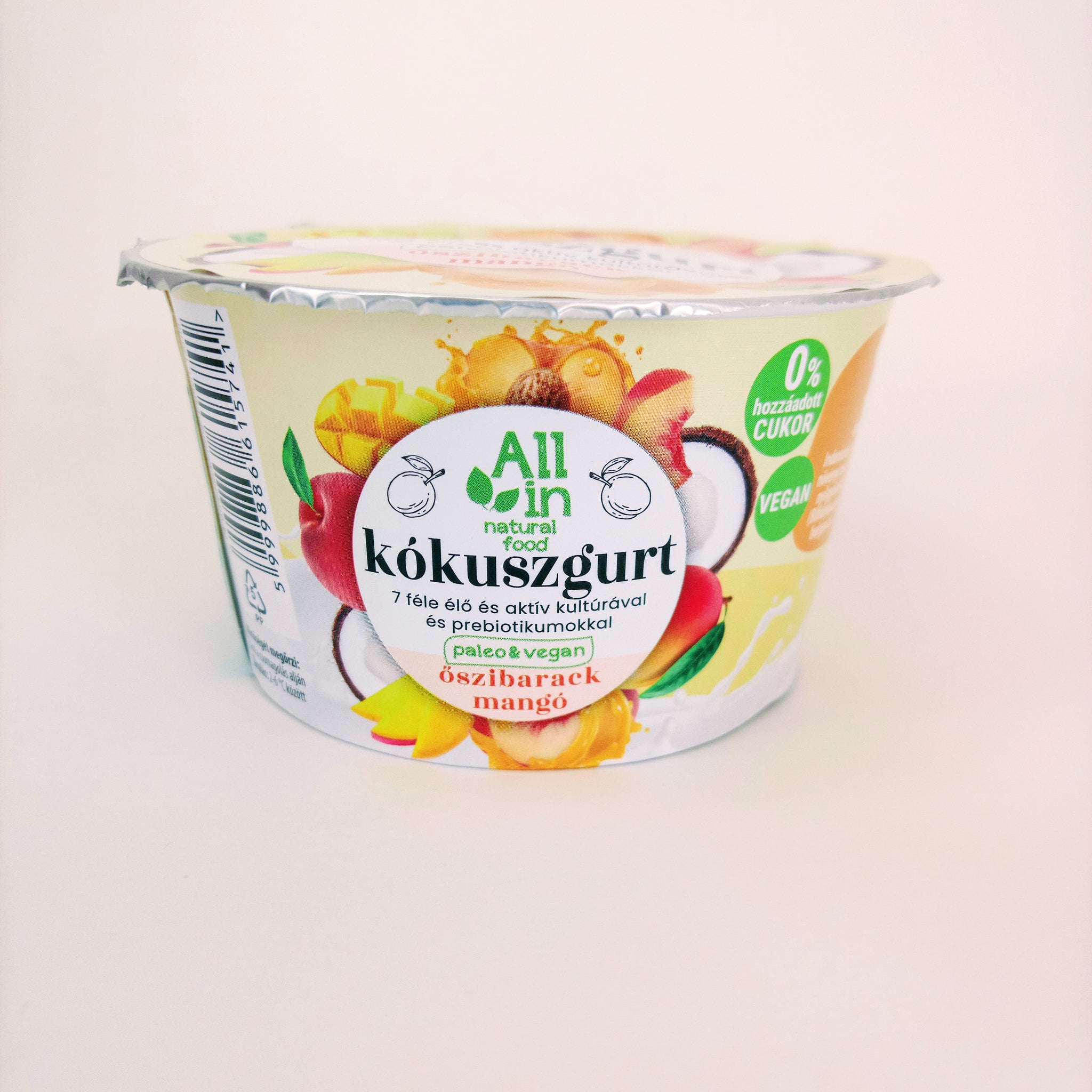 All in coconutzgurt živo kvitnúce korenie & mango 150 g