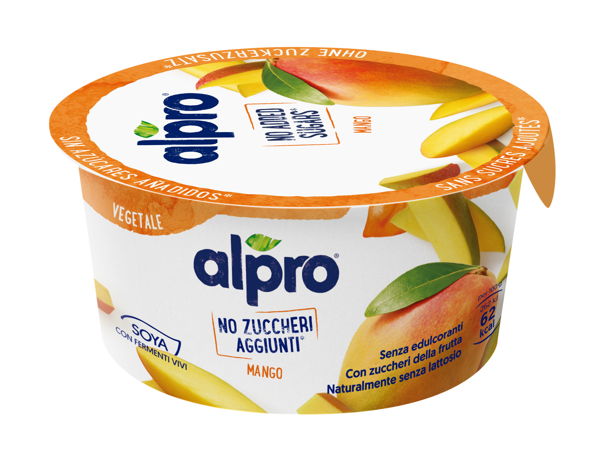 Alpro sójový jogurt mango bez pridaného cukru 135 g