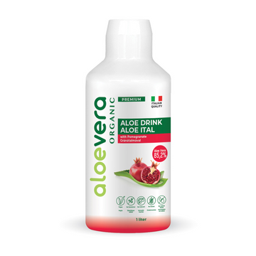 Alveola aloe vera s granátmi prémiového organického nápoja 1000 ml
