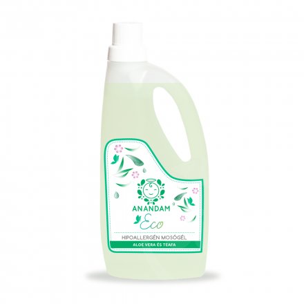 Anandam Eco Hipoalergénny prací gél s Aloe Vera a Tea Tree olejom 1000 ml - 57565