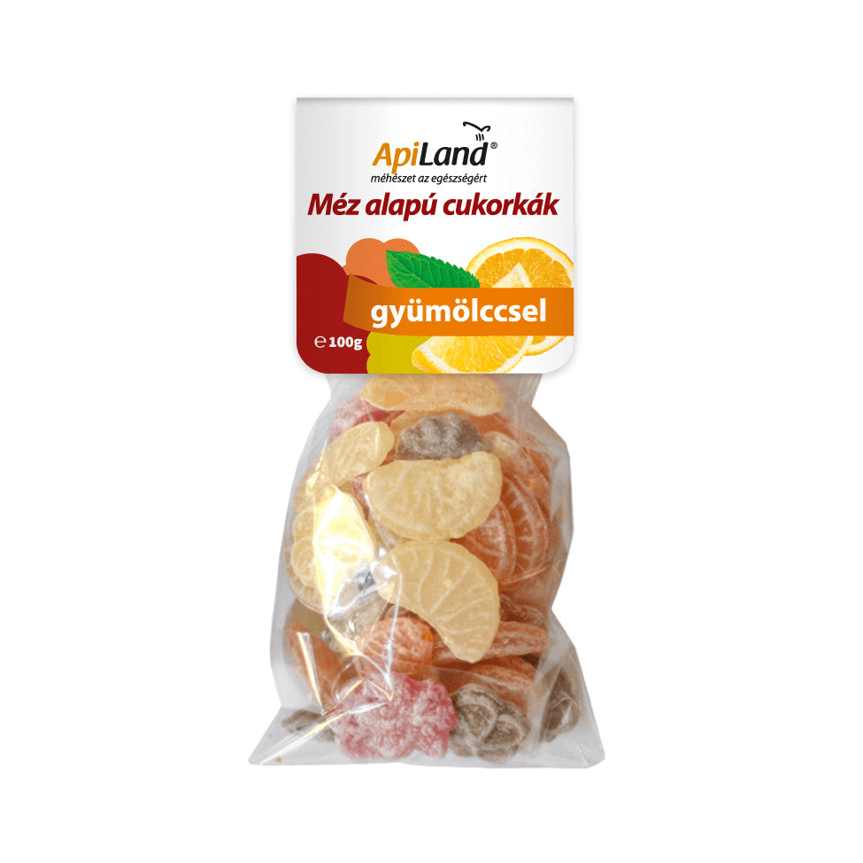 Apiland Medové a ovocné cukríky 100 g - 60188