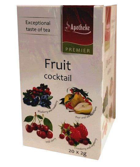 Apotheke Ovocná čajová zmes 4v1 40 g - 23751
