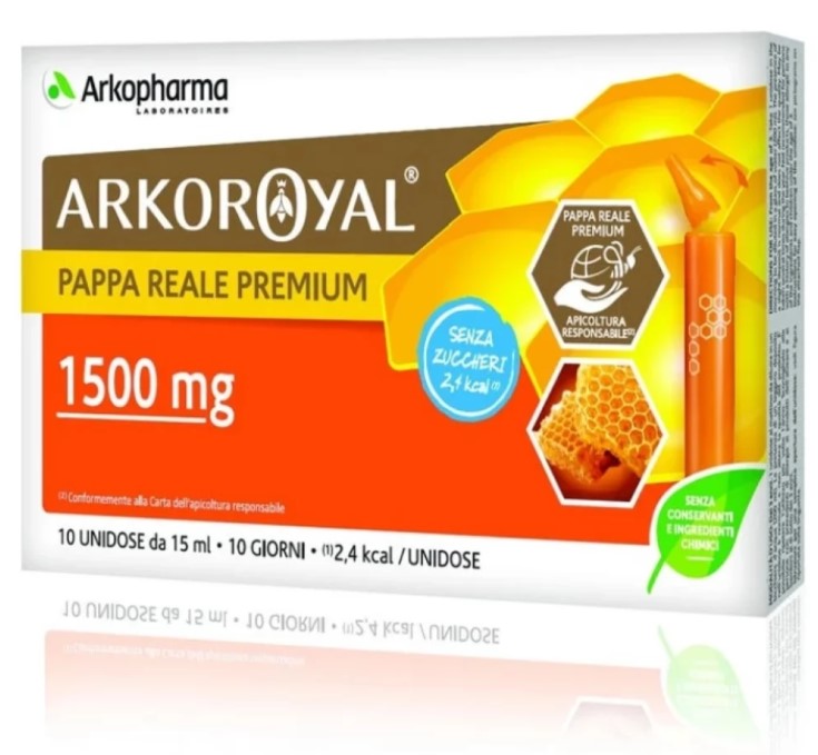 Arkoroyal včelársky kliešť 1500 mg doplnková ampulka 10 kusov