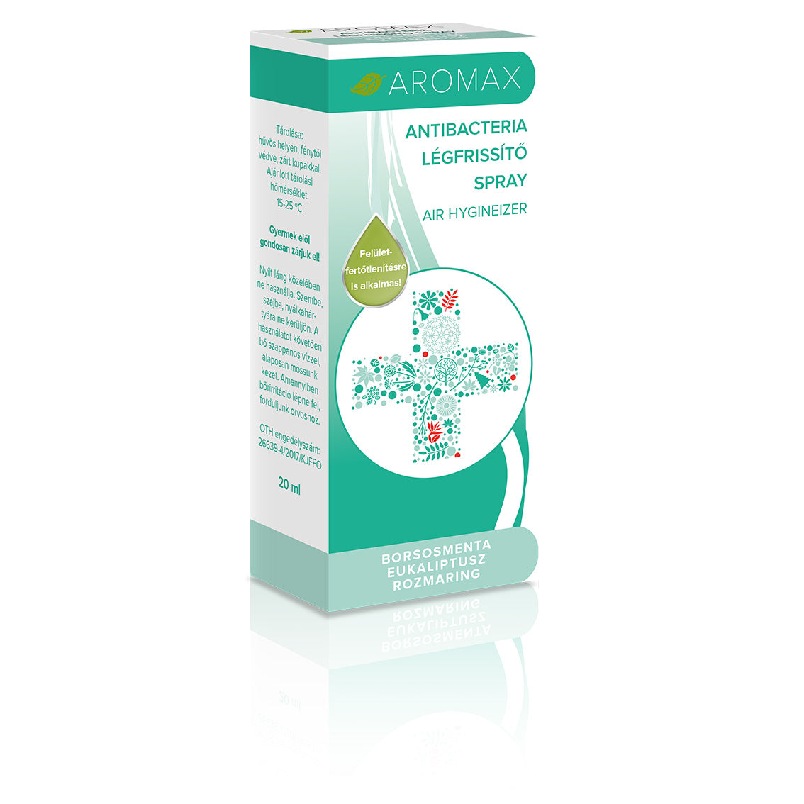 Aromax osviežovač vzduchu mäta, eukalyptus, rozmarín 20 ml - 54314