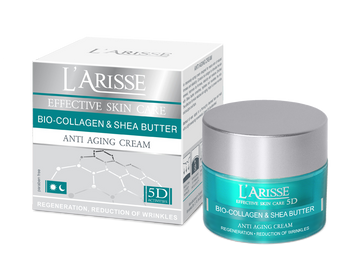 Ava larisse, krém na tvár s odstraňujúcim a liftingovým účinkom 55+ biokolágen, karité maslo 50 ml