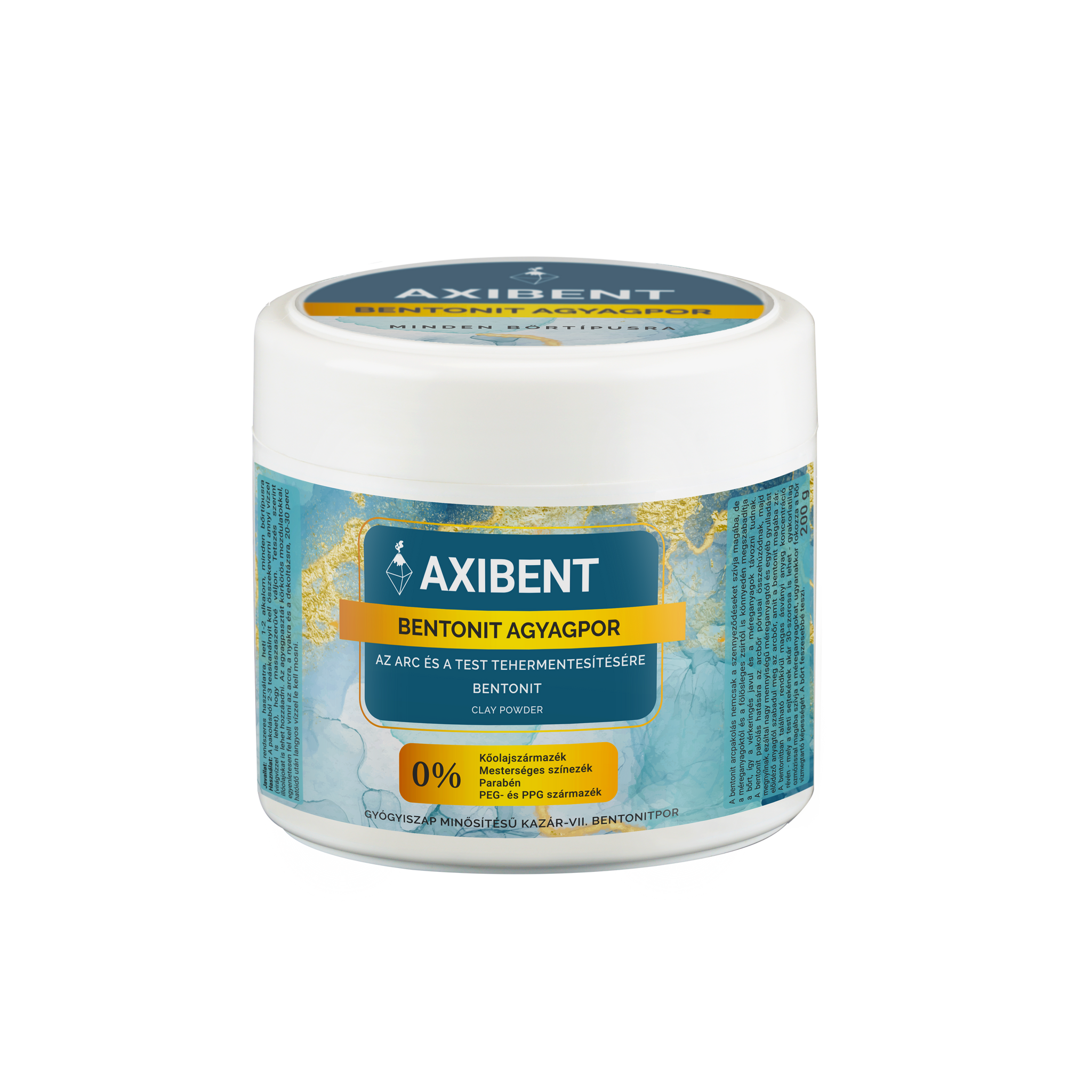 Axibent kozmetický bentonitový prášok 200 g - 81466