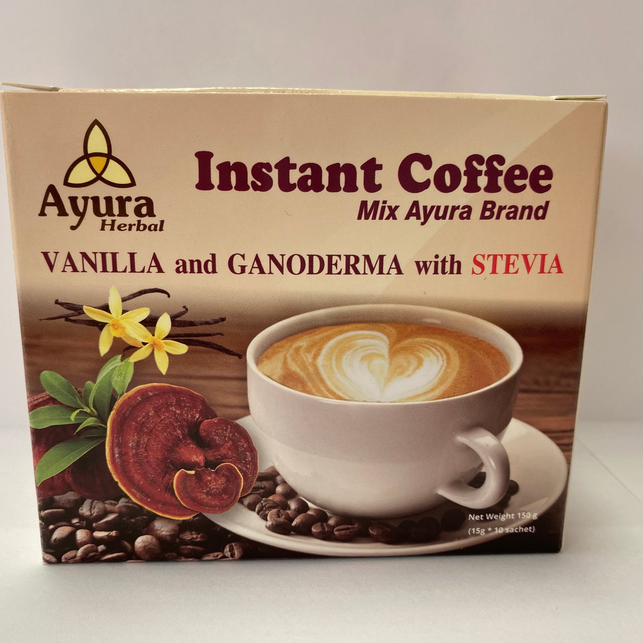 Ayura Bylinné Instantné Cappuccino s Vanilkovou Príchuťou 150 g - 87753