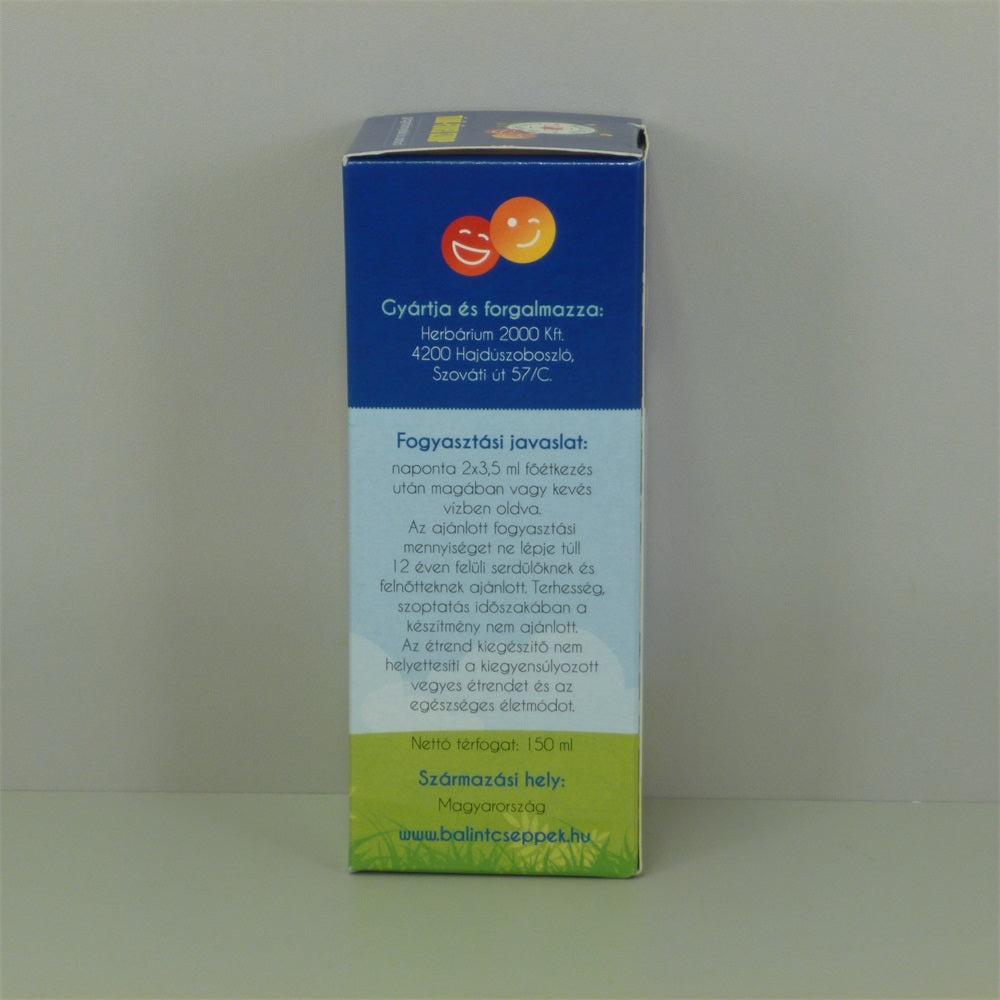 Balénové pľúcne sirup s liečivými rastlinami a jablkami 150 ml