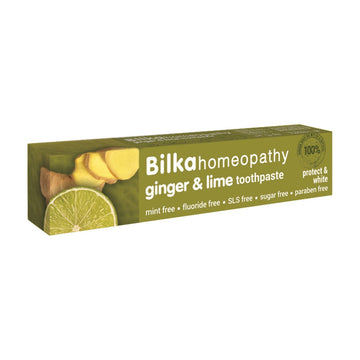 Bilka Homeopatická zubná pasta so zázvorom a limetkou 75 ml - 51787
