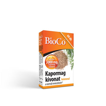 Bioco kaporové semená extrahované s chrómom, 60 tabliet
