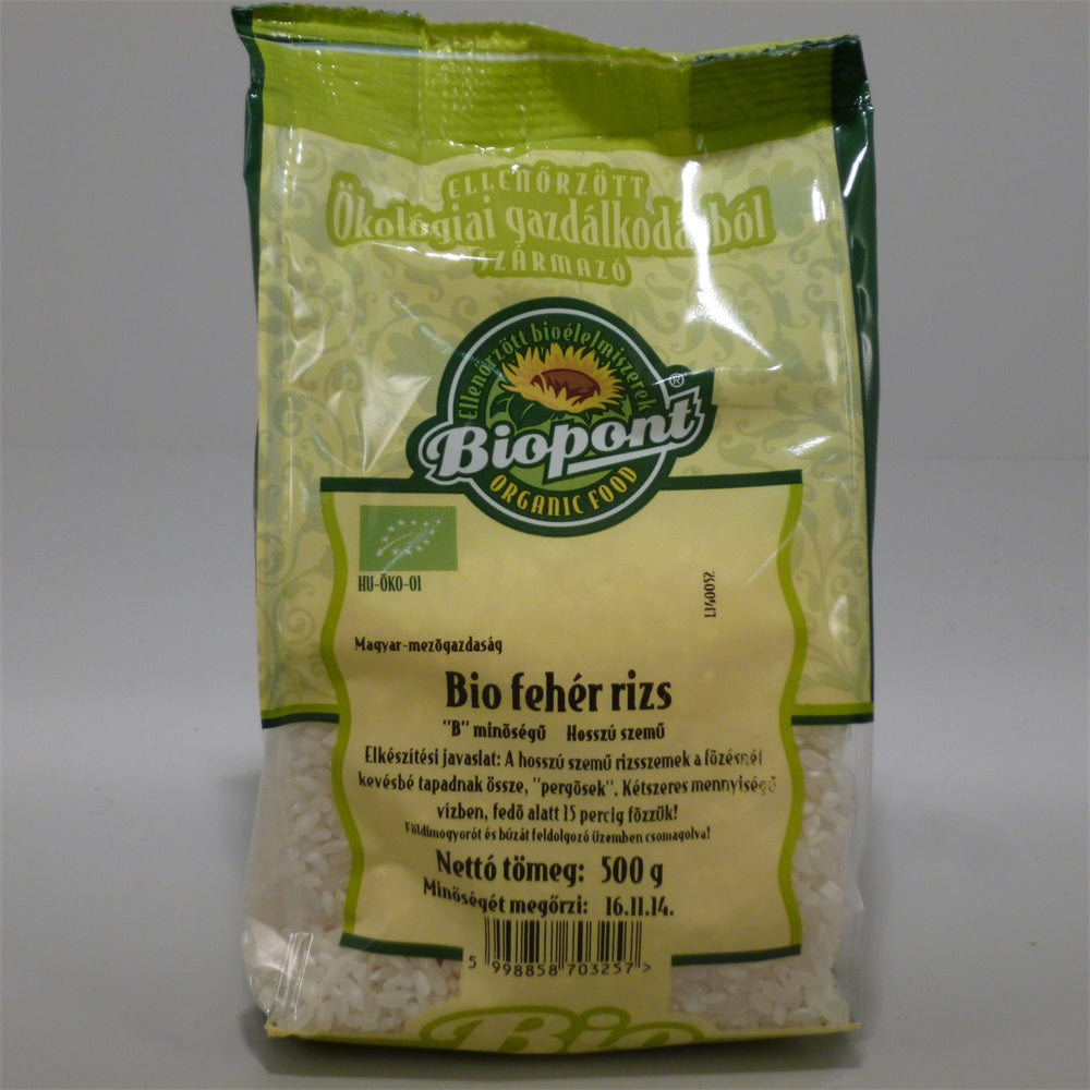Biopont Bio dlhozrnná biela ryža 500 g - 21755