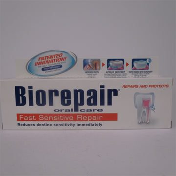 Biorepair Fast Sensitive Repair zubná pasta pre citlivé zuby 75 ml - 46348