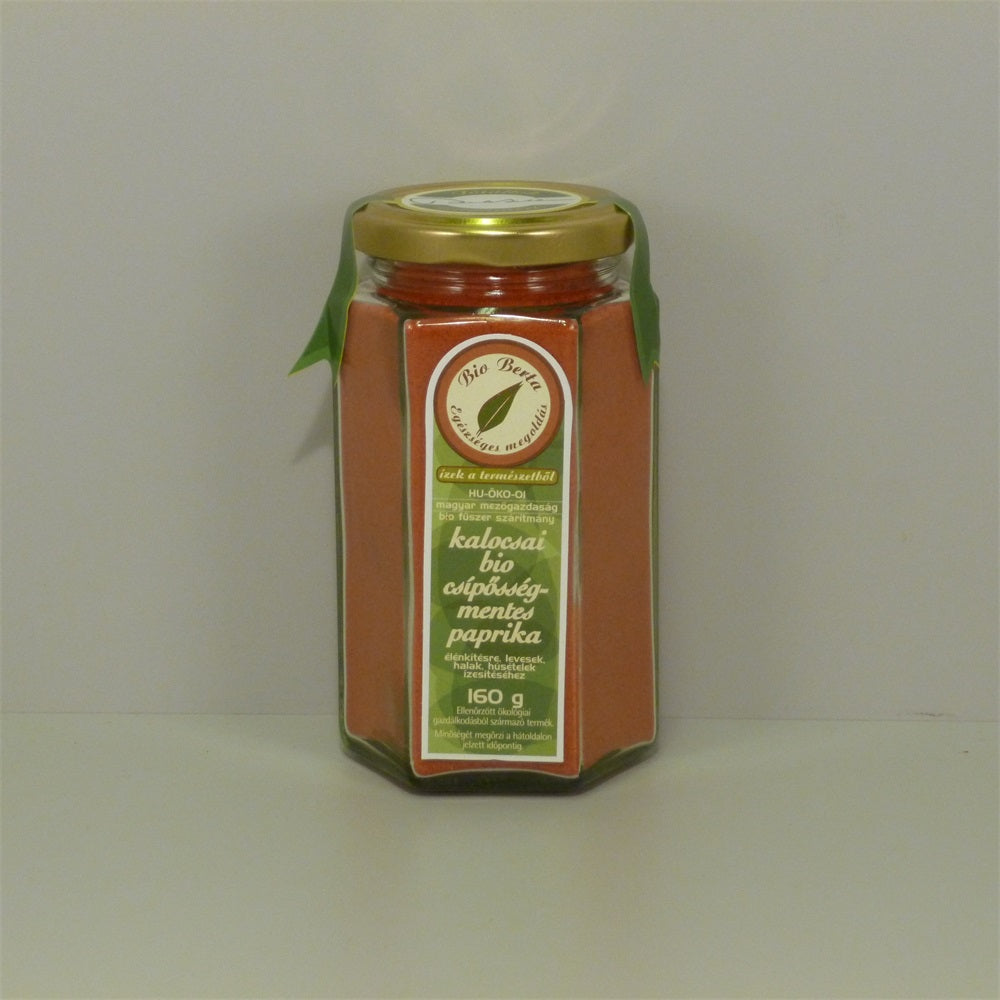 Bio Berta bio kalocsai paprika bez čípkov 160 g