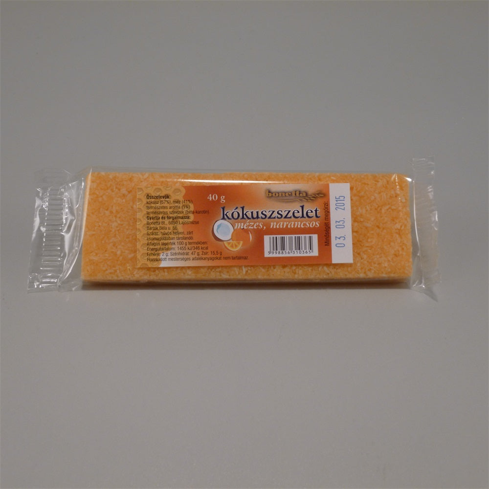 Bonetta kokosová šťava medovo-oranžová 40 g