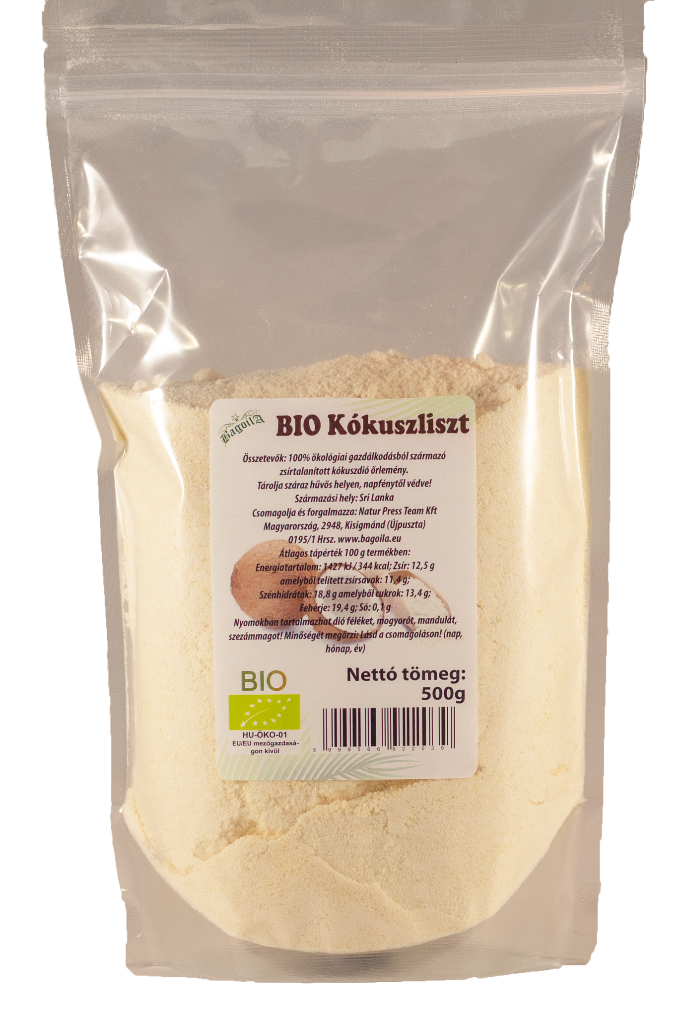 Bagoila bio kokosová múčka 500 g