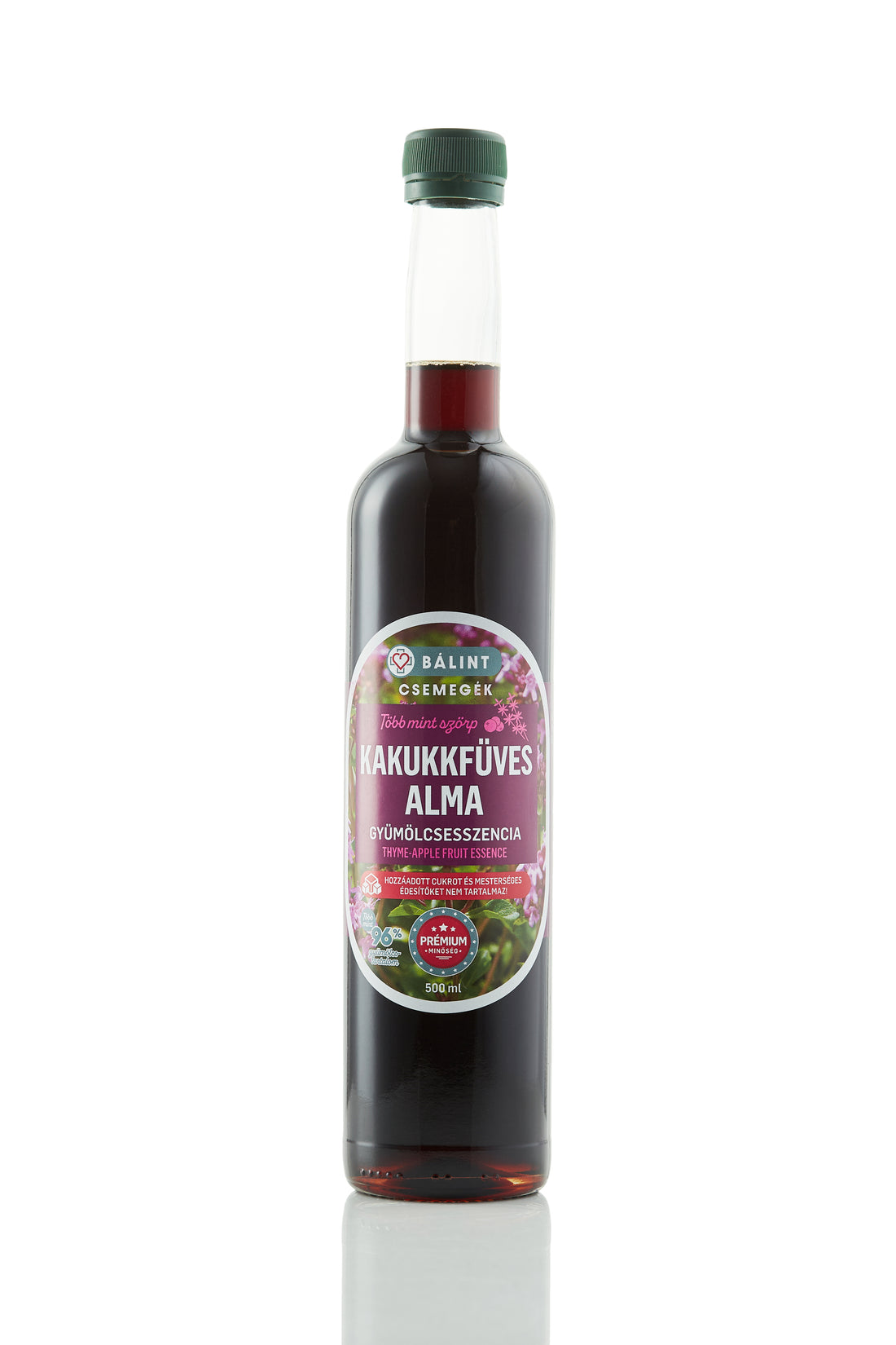 Bálinové kvapky liečivý jablkový sirup s pannonhalm kokosovou šťavou a čiernym chlebom 500 ml