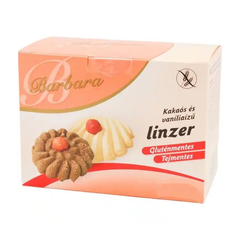 Barbara bezlepkový kakaovo-vanilkový linecký koláčik 150g - 13446