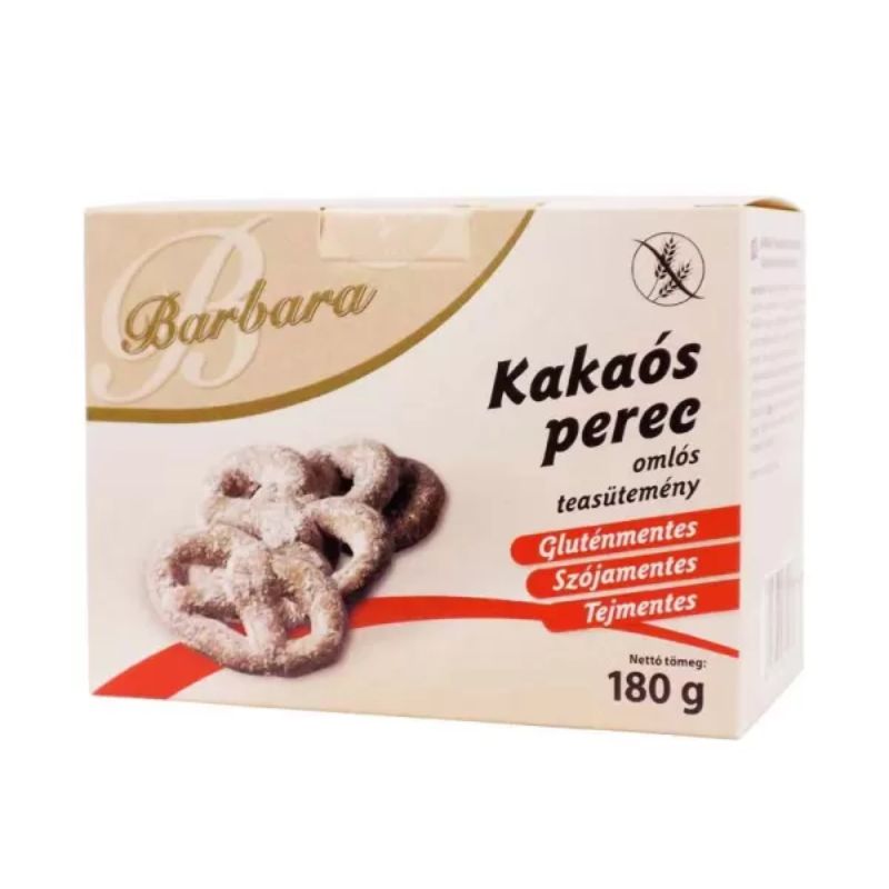 Barbara kakaové praclíky bezlepkové 180 g - 13445