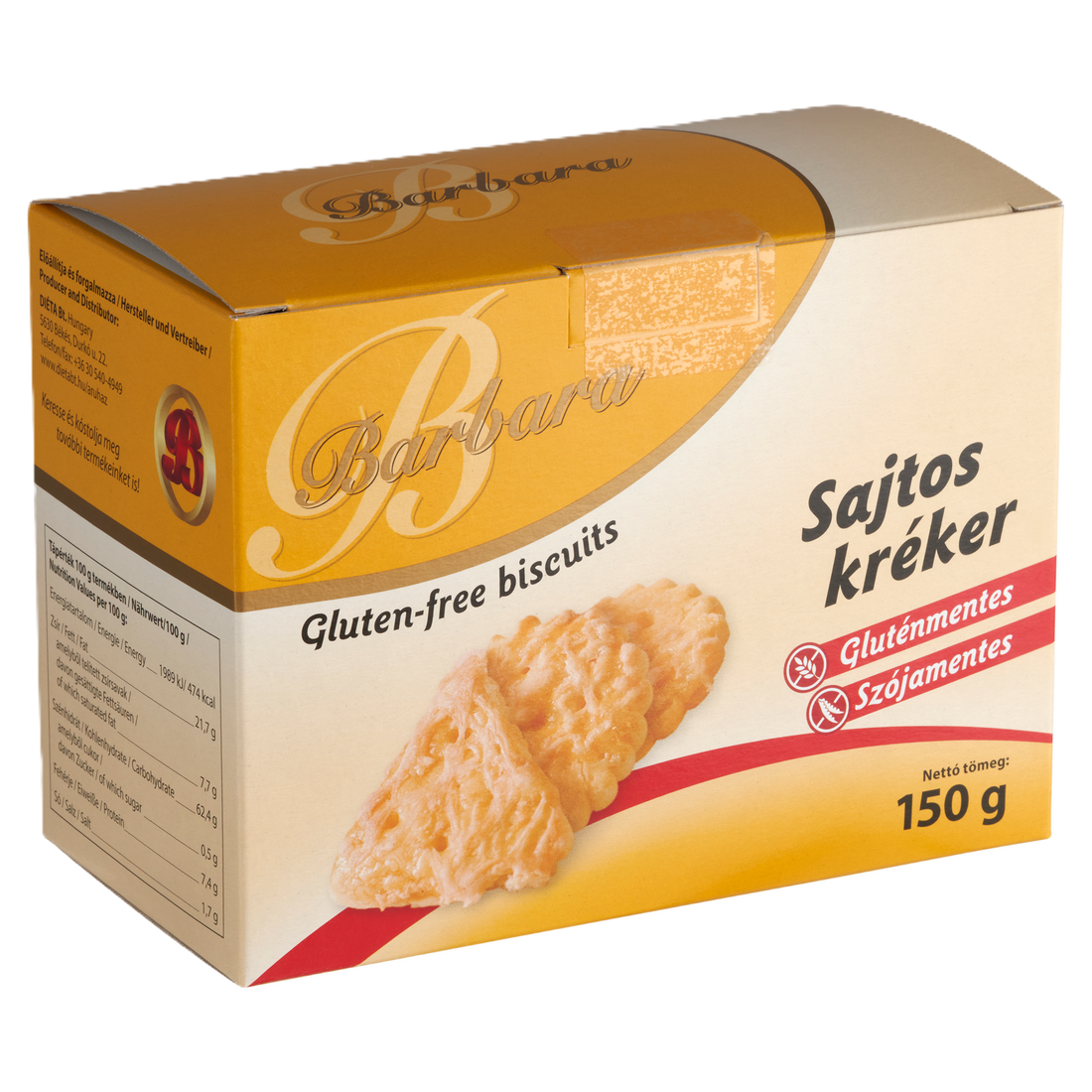 Barbara Bezlepkové syrové krekry 150 g - 13460