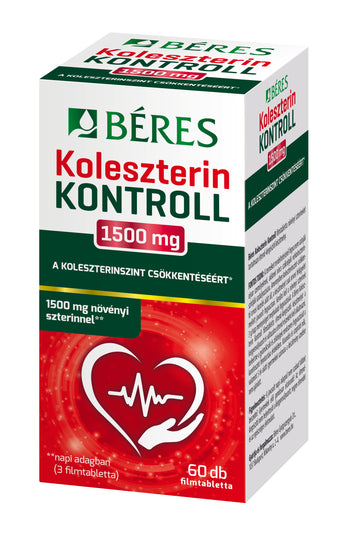 Kontrola cholesterolu v krvi 1500 mg filmových tabliet 60 šálok