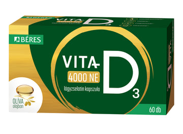 Béres vita-d3 4000ne kapsule mäkkého želatínu 60 kusov