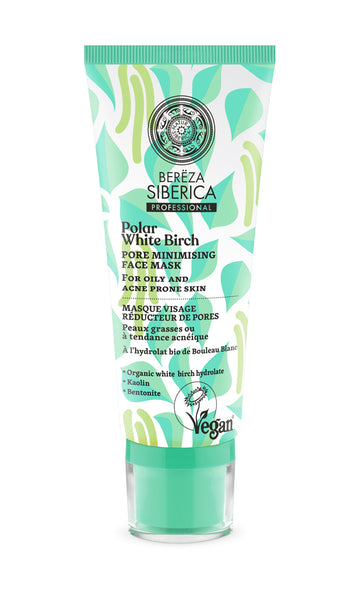 Natura Siberica Berëzová Maska pre minimalizáciu pórov 100 ml - 86536