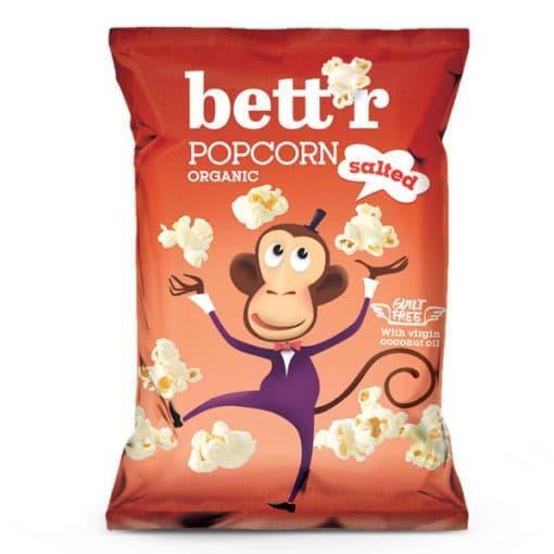 Bettr Bio vegán morský slaný popcorn 60 g - 93242