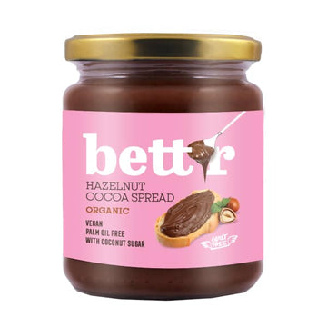 Bettr Bio lieskovo-oriešková kakaová nátierka 250 g - 86604