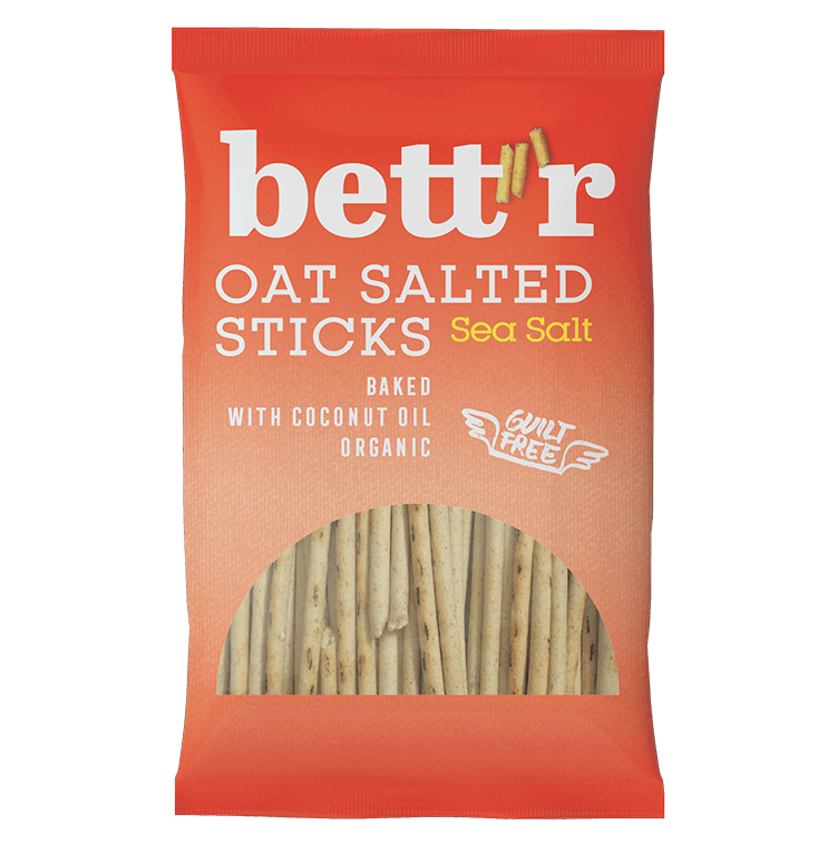 bett´r Ovsené solené tyčinky morská soľ 50 g - 86612