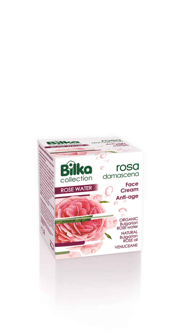Bilka damasková ružová anti-aging krém na tvár 40 ml