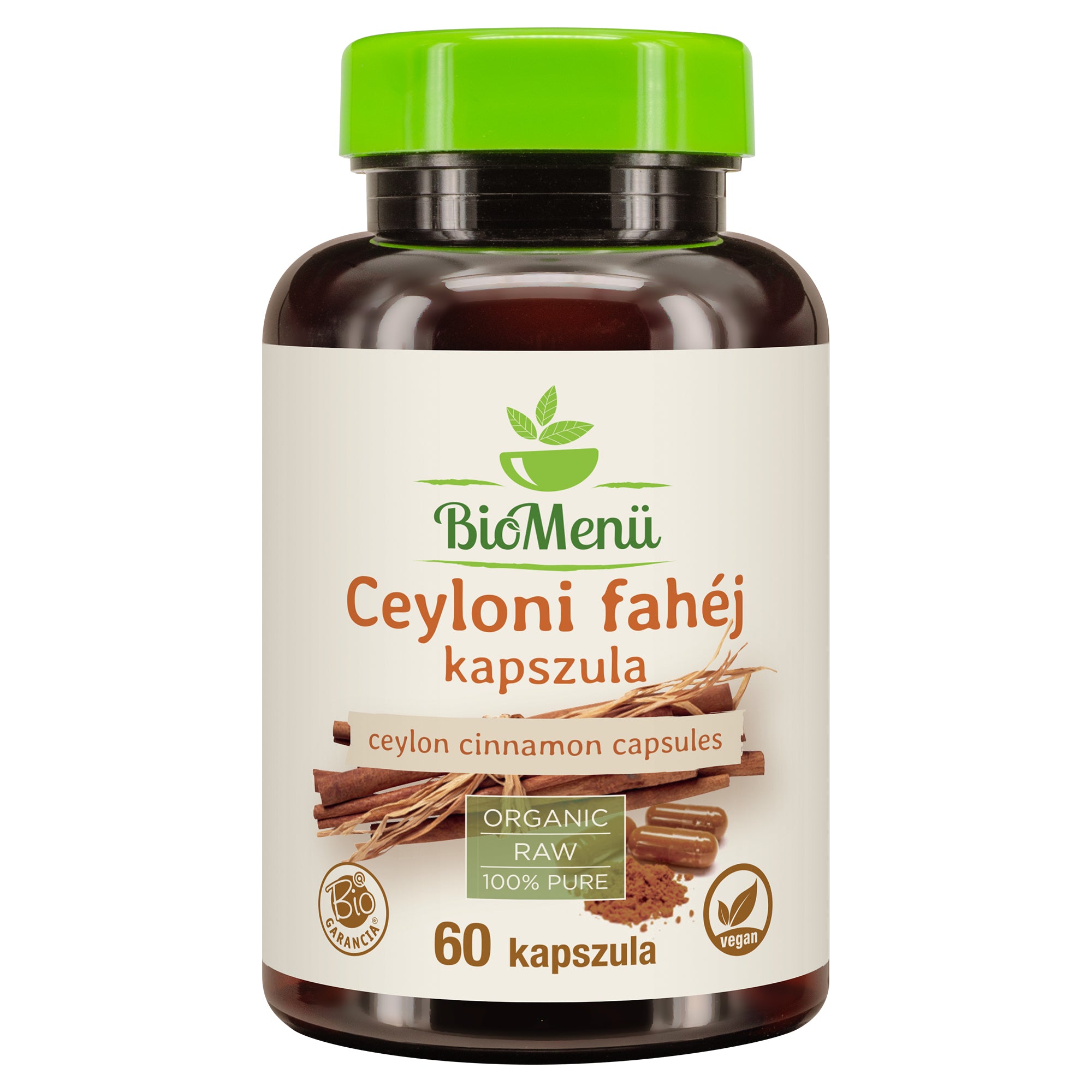 Bio menü kapsule s ceylónskou škoricou 60 ks - 84757